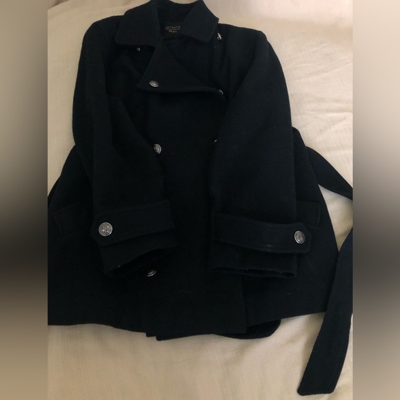 Metropolitan New York 10001 - Shell 100% Wool Pea Coat Size 4 **used** - Picture 9 of 10